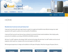 Tablet Screenshot of iheatandcool.com